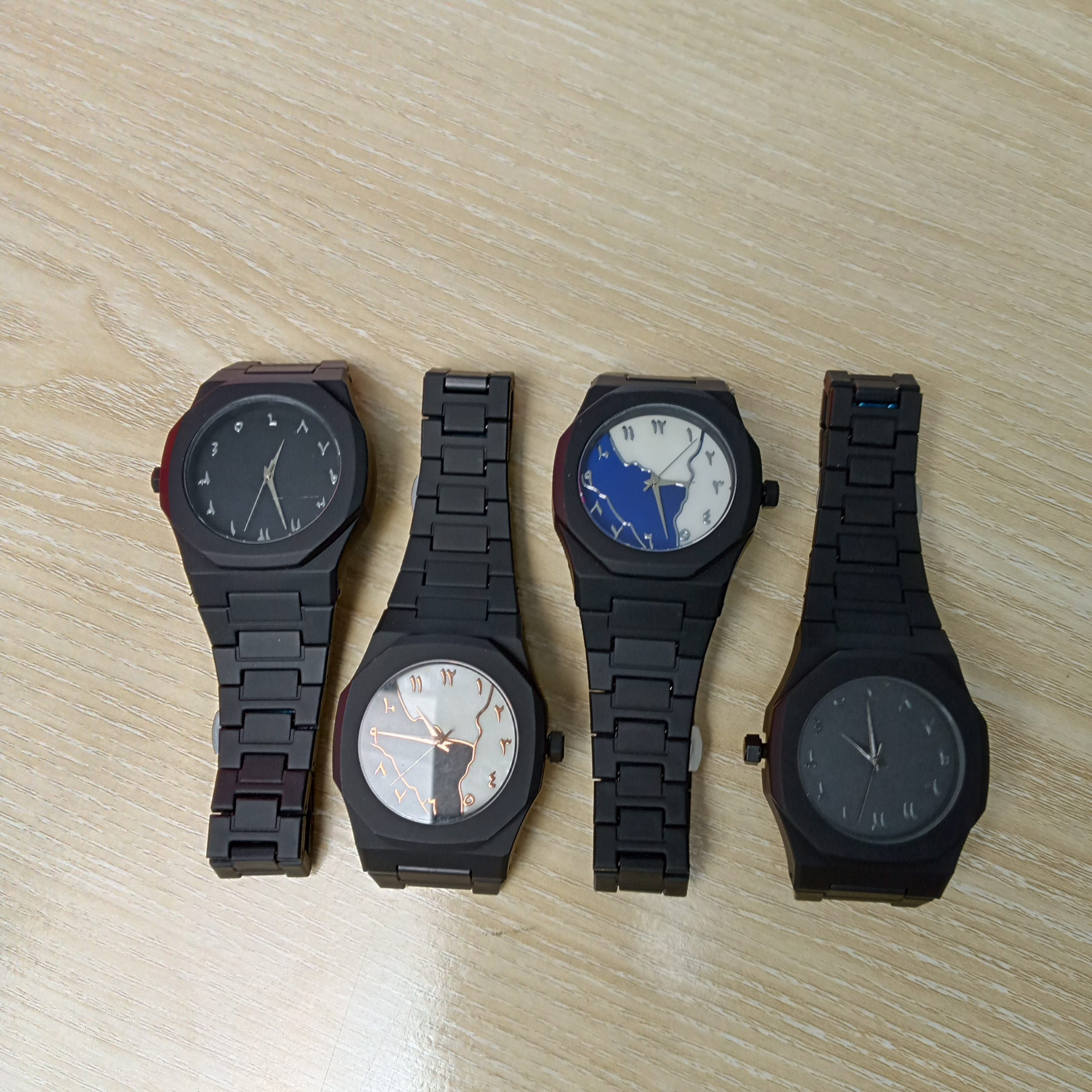 0-3104x3104-0-0# 3 in 1 Combo Package, Card Holder Moneybag, Aura Black Arabic, Watch, Aura Black Sunglasses - Image 3