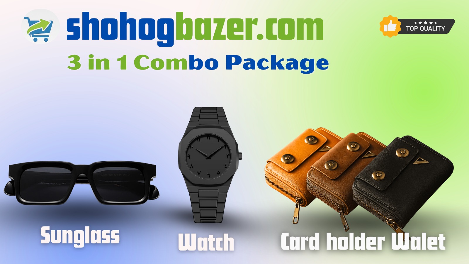 WhatsApp Image 2025-11-08 at 9.55.19 PM (2) 3 in 1 Combo Package, Card Holder Moneybag, Aura Black Arabic, Watch, Aura Black Sunglasses